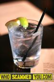 Scam - Beware of GLASS in your Vodka Tonic at Chops