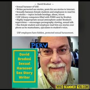 Meet David Brodosi: The creepy sexual harasser of USF.